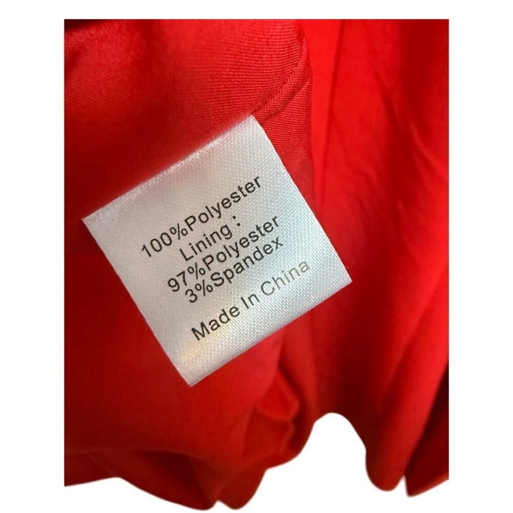 Tuckernuck x India Hicks Scarlet Carmen One Shoulder Midi Dress NWT Size S - Picture 9 of 15